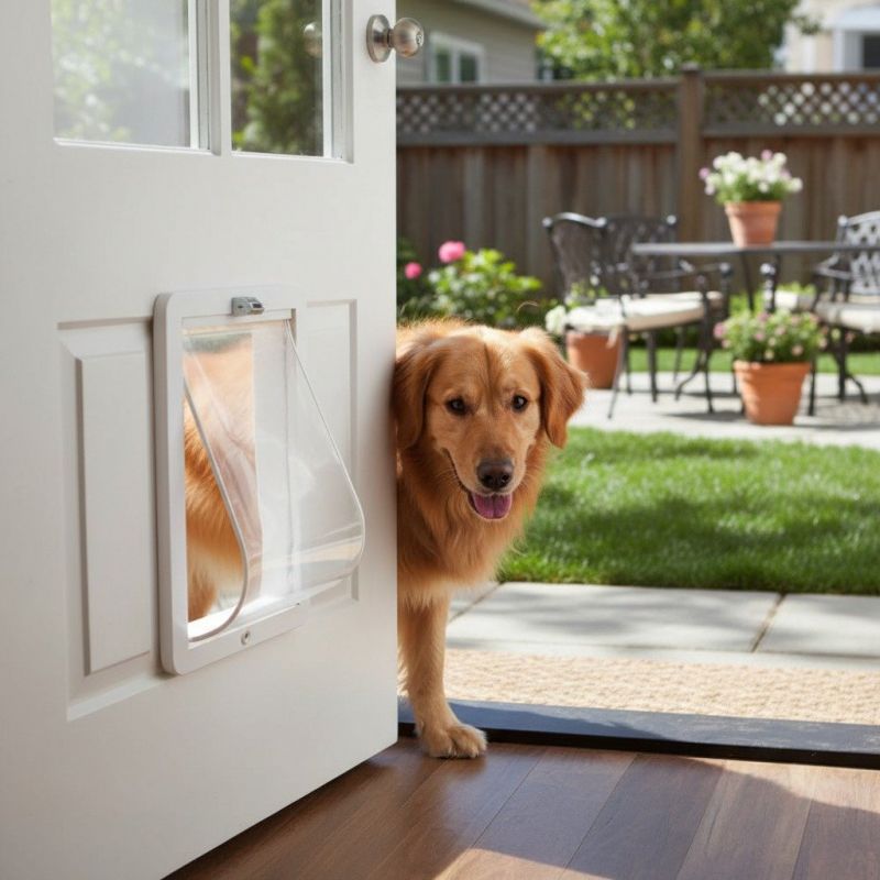 Wall Dog Door Installation